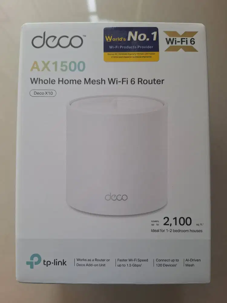 TP-Link Deco X10 | AX1500 | Mesh | Wi-Fi 6