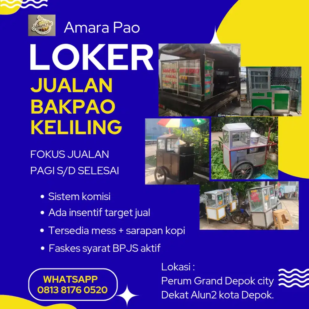 Lowongan jualan bakpao