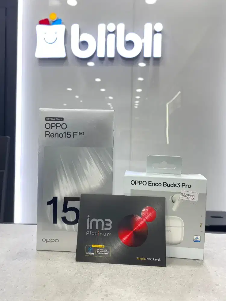 Oppo Reno 15 F 5G/Bunga Ringan & Proses Kredit mudah dibantu sampe acc