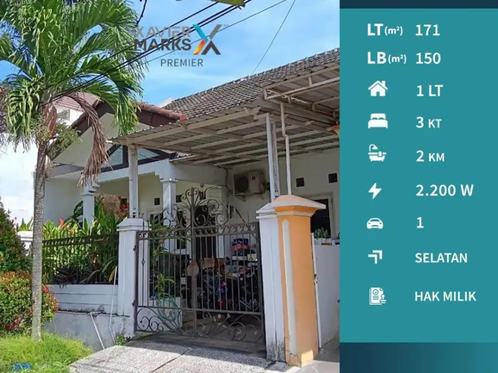 Dijual Rumah Dekat Fasilitas Umum di PBI Araya Blimbing Malang