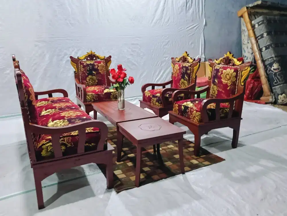 KURSI JATI PUTIH READY STOK