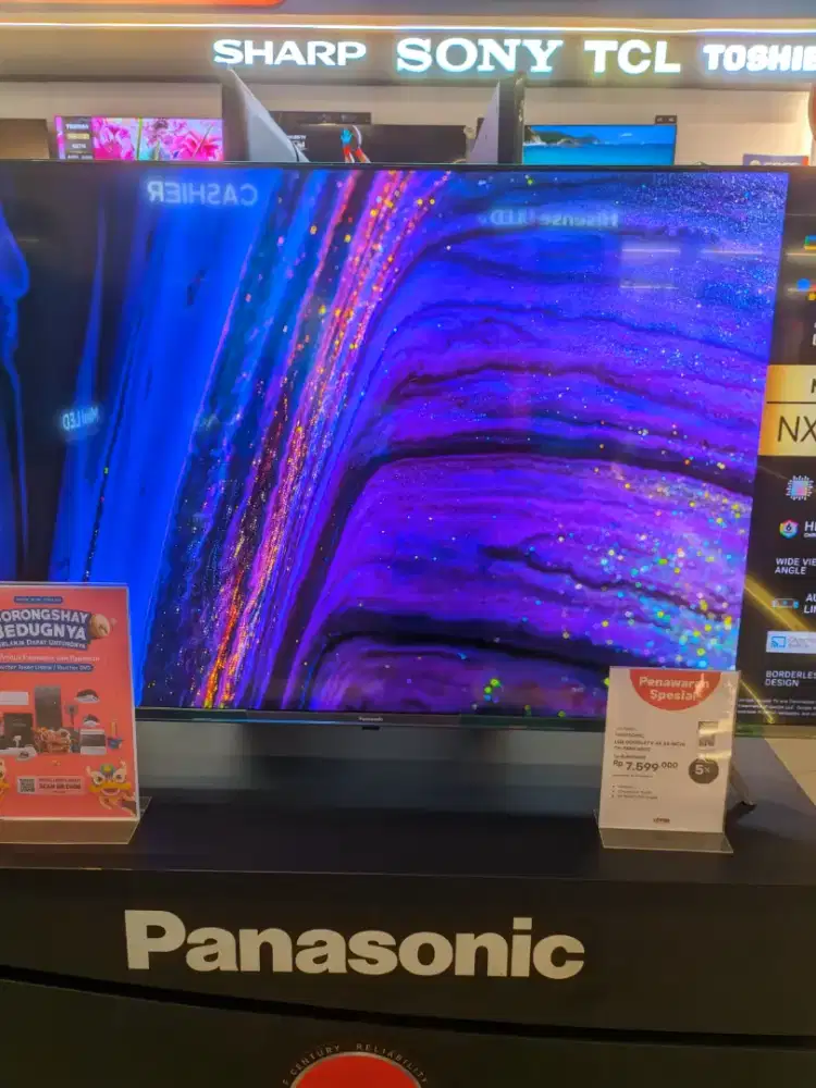 PANASONIC LED GOOGLE TV 55 INCH CICILAN TANPA KSRTU KREDIT