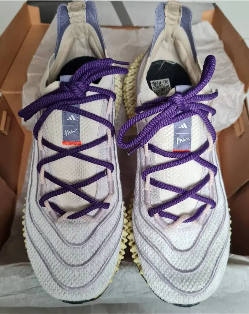 Sepatu Adidas 4DFWD PARLEY Original 4D Purple White size 41,5
