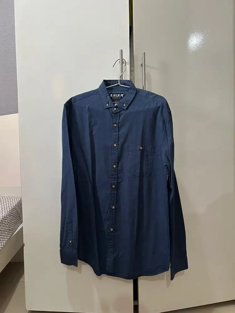 Kemeja Biru Ukuran XL