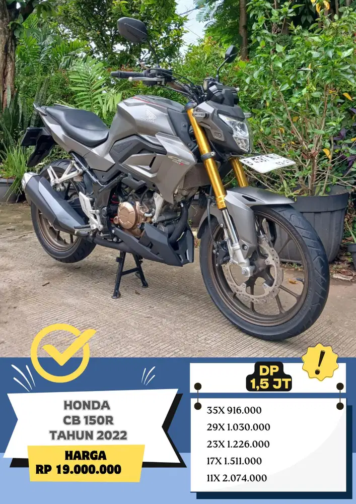 HONDA CB 150R TAHUN 2022 READY PAKAI