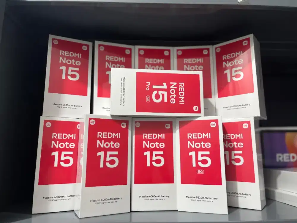 NEW REDMI NOTE 15 SERIES GARANSI RESMI XIAOMI INDONESIA!!