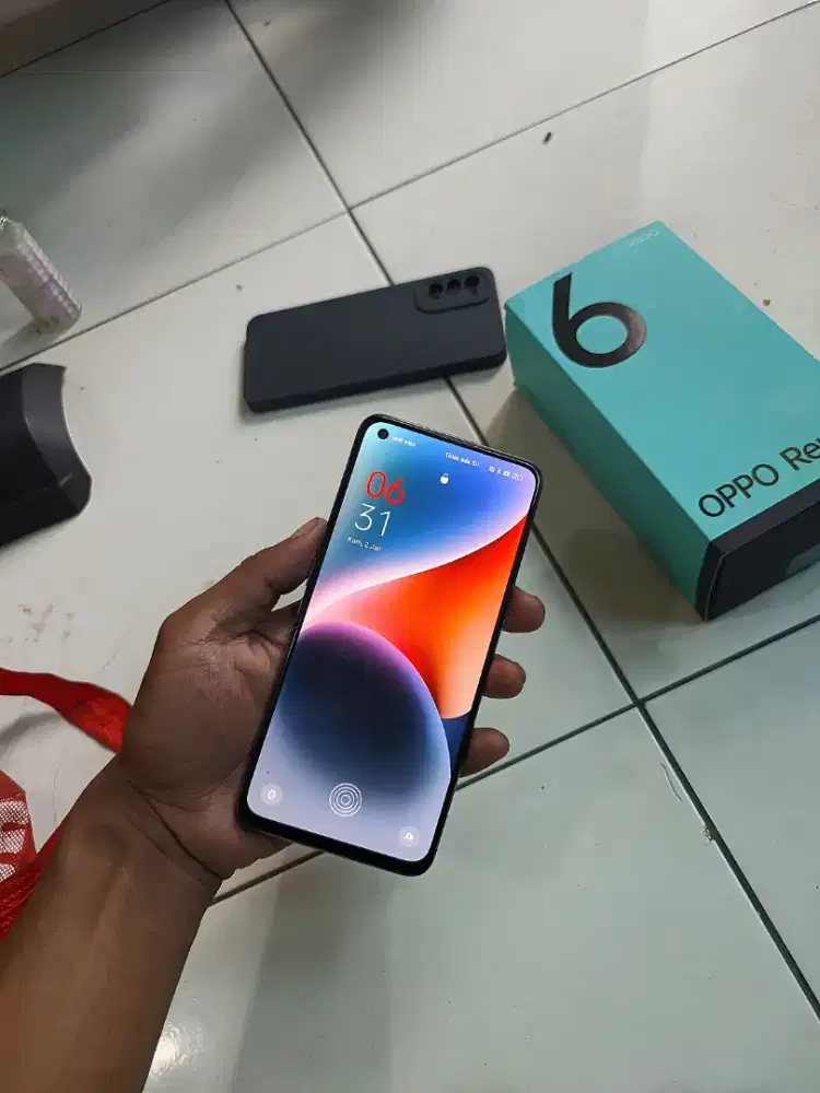 Oppo reno 6 fulset 8+8/128gb siap pakai
