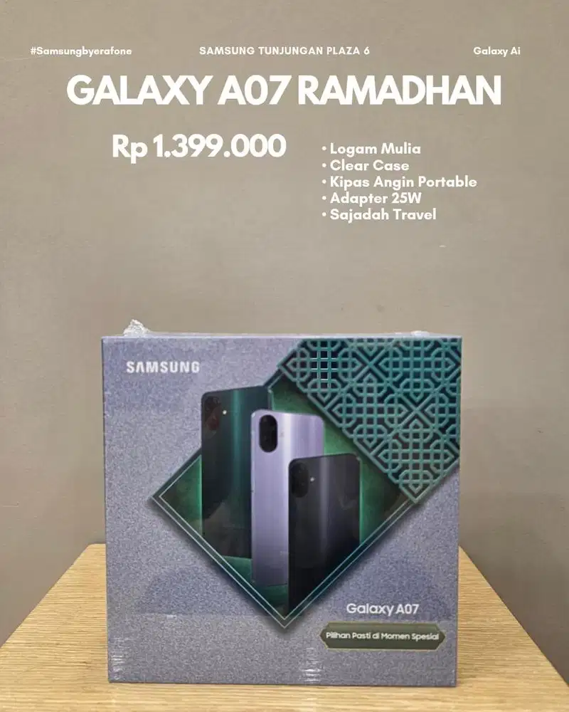 Samsung A07 4/64GB Special Ramadhan