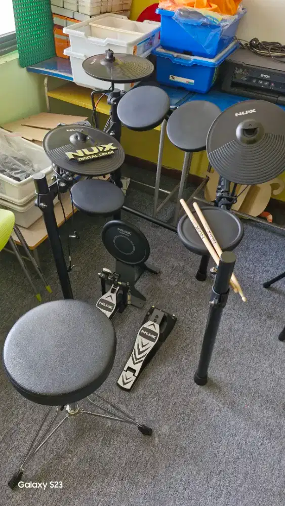 Drum Elektrik Nux Dm 1x..kondisi Joss