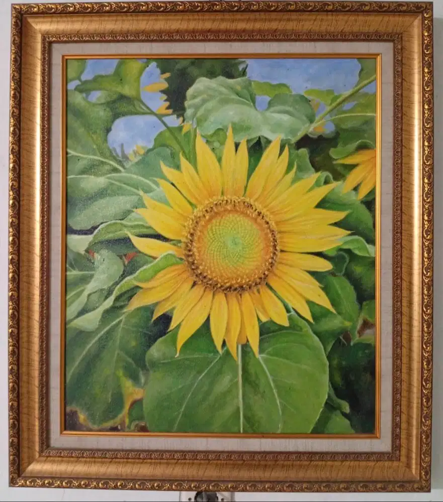 Lukisan bunga matahari