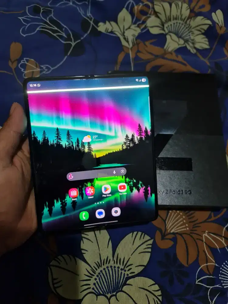 Samsung Z fold 3 fullset 512GB