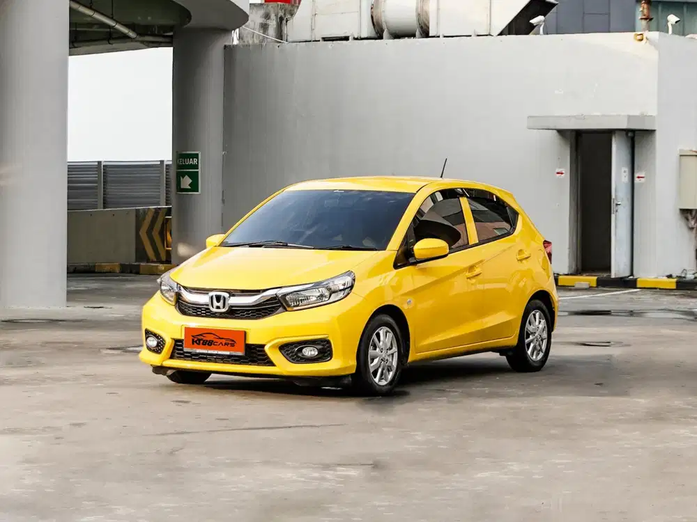 Honda Brio E Matic 2022 pakai 2023 kuning ganjil