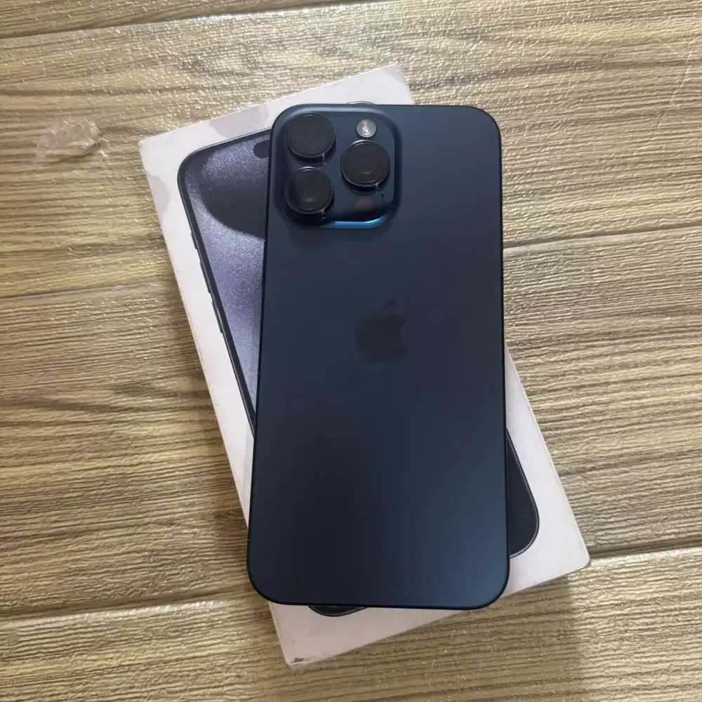 iphone 15 pro max 256gb Ex ibox Fullset ori Bisa COD dan TT