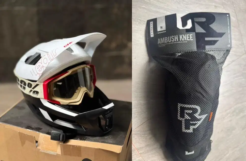 (Gratis kneepad raceface)helm leatt enduro 3.0v24