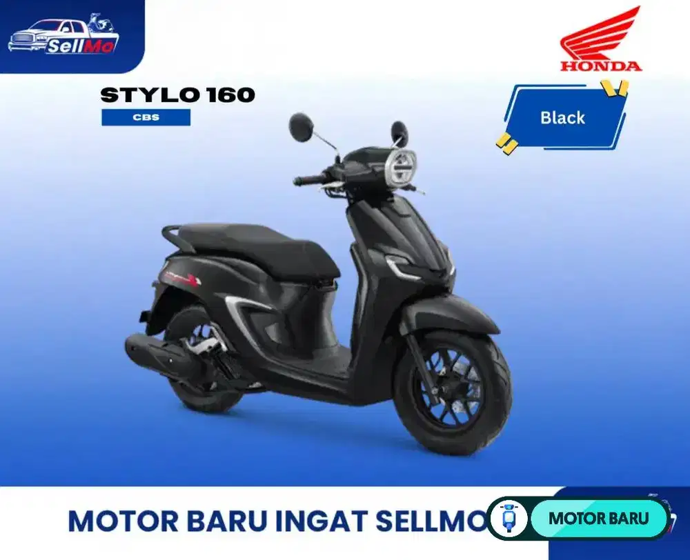 PROMO MOTOR HONDA STYLO 160 CBS STYLO 160 ABS DP MULAI 2 JT AN