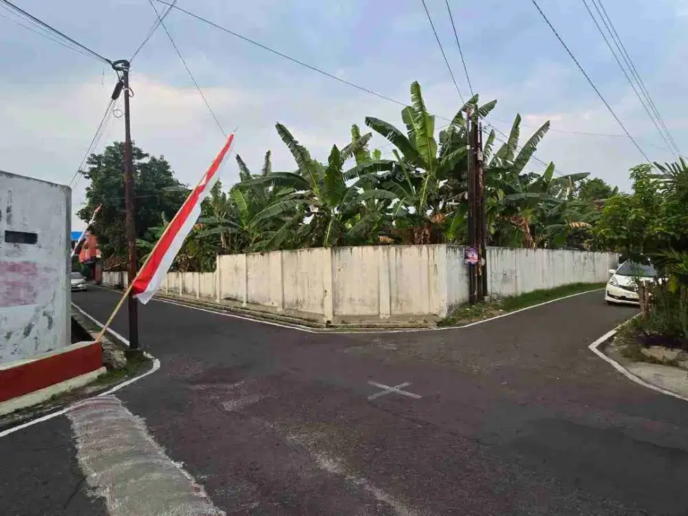 Tanah Bagus Siap Bangun Dekat Jalan Raya Utama di Pajang, Laweyan, Solo