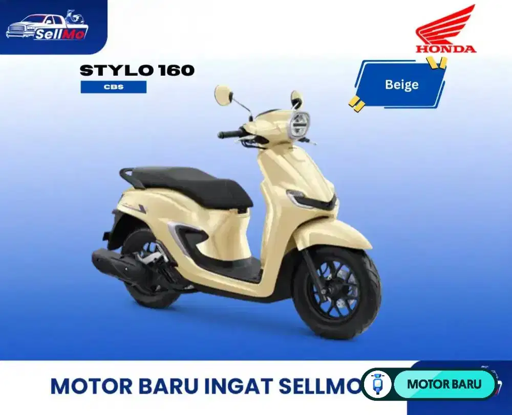 PROMO MOTOR HONDA STYLO 160 CBS STYLO 160 ABS DP MULAI 2 JT AN