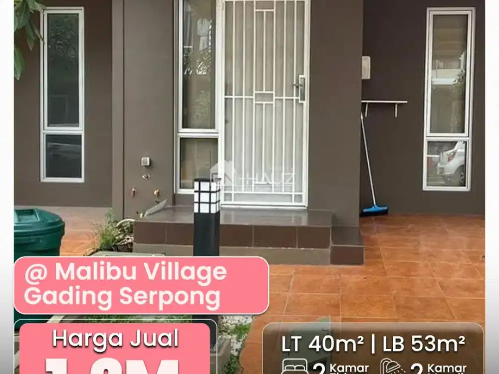 (TI) Dijual Rumah @ Malibu Village Gading Serpong