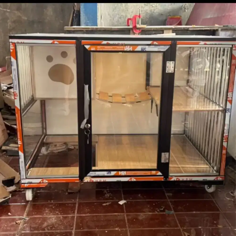 Kandang kucing aluminium