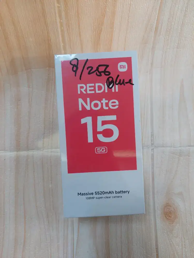 Xiaomi Redminote 15 5G 8/256 Gb Baru Garansi Resmi