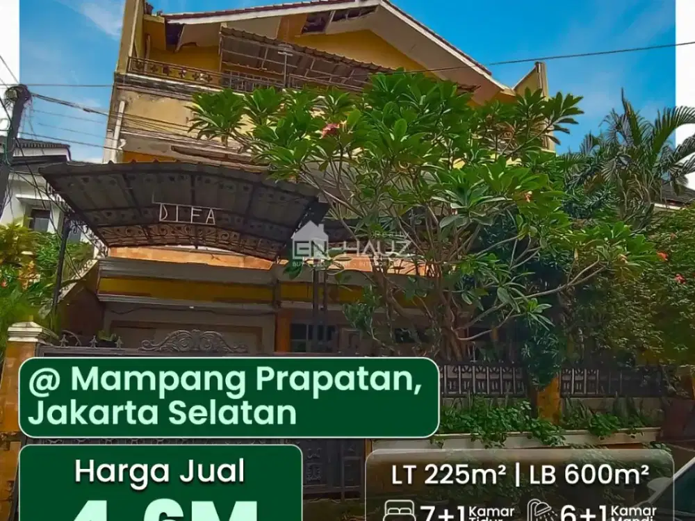 (RB) Dijual Rumah @Mampang Prapatan, Jakarta Selatan