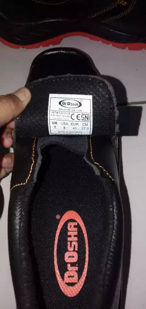 Sepatu Safety Uk.41 BEKAS