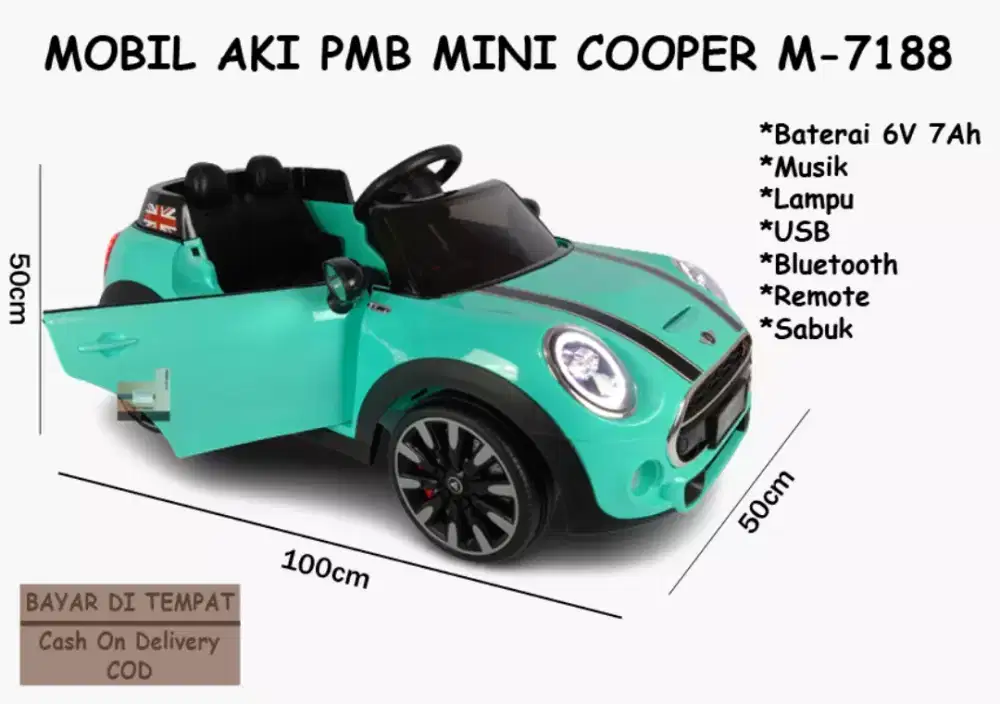 Mobilan anak mini cooper