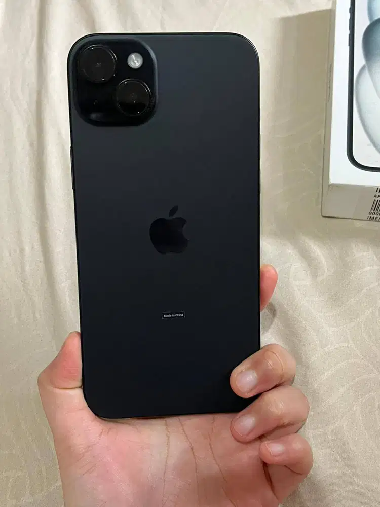 iPhone 15 Plus 128GB Black iBox – Mulus, BH 91%, Pemakaian Pribadi