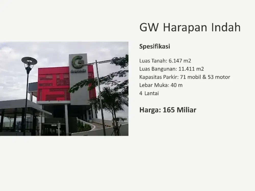 Gedung cantik, cocok untuk hotel Taman Harapan Indah BEKASI