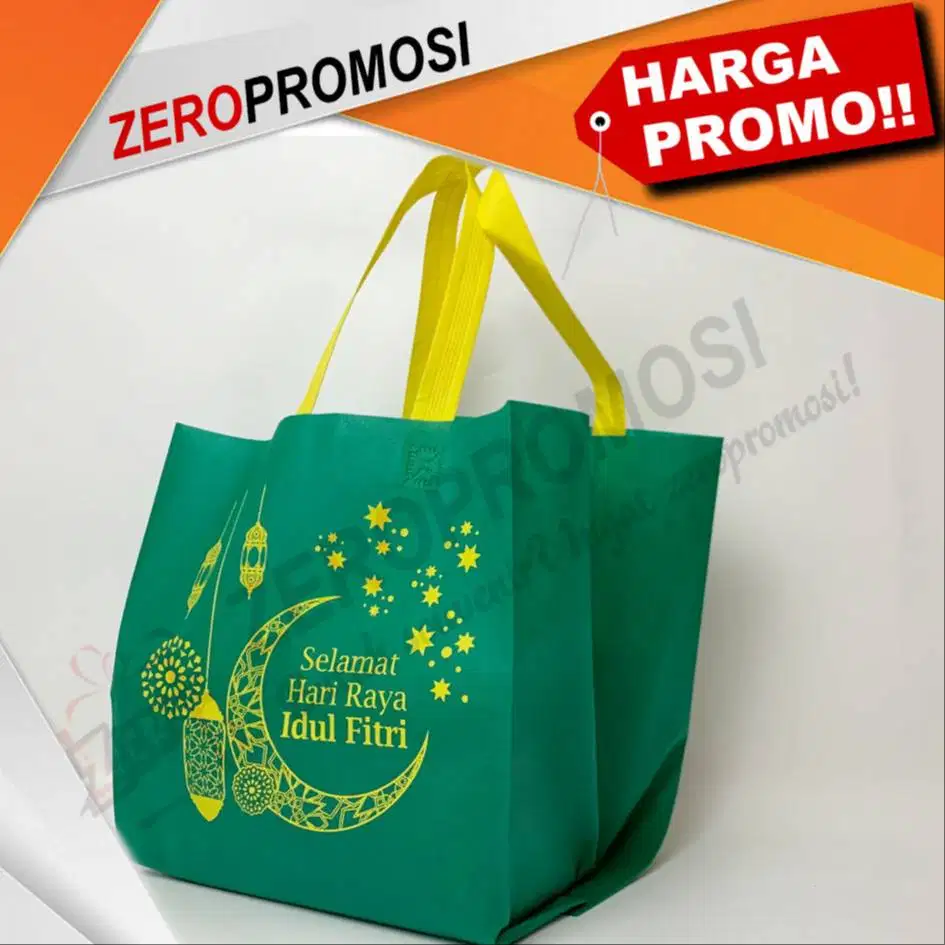 Tas Spunbond Eco Cake Hampers Lebaran Idul Fitri