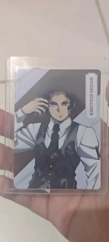 Jual kartu limited edition family mart demon slayer.