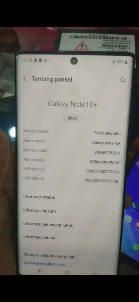 SAMSUNG GALAXY NOTE 10