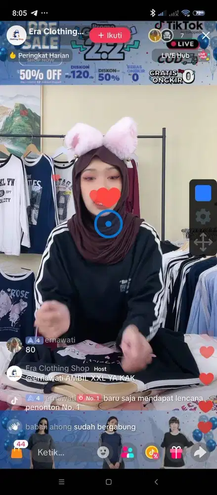 INFO LOKER UNTUK LIVE STREAMING CEWE, BISA FREELANCE YANG MAU FREELANC