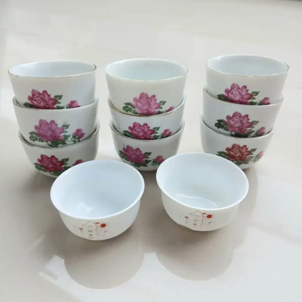 Cucing keramik cetakan kue talam kue lumpang kue mangkuk 9pcs free 2pc