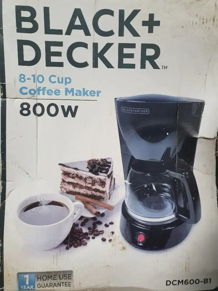 BLACK DECKER 800W COFFE MAKER NEW