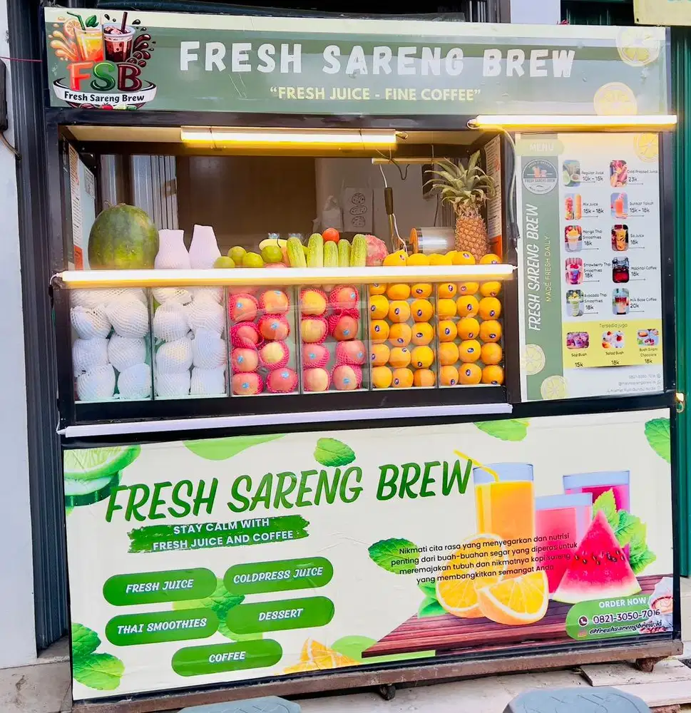 BU CEPAT! Paket Usaha Jus Buah Full Set – Murah & Lengkap