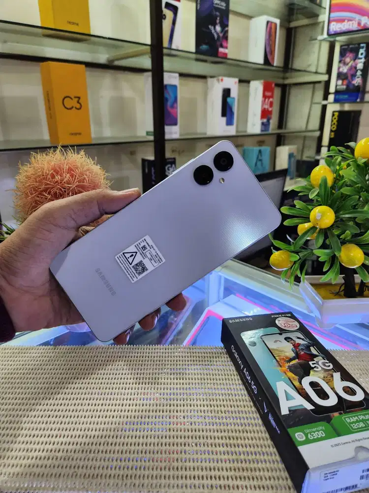 Samsung A06 5G Ram (6+6) 12Gb/ 128Gb Fullset Mulus Ori 100% Bergaransi