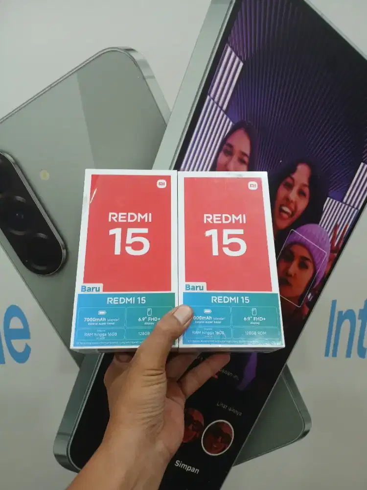[ Fast respon WA ] Xiaomi Redmi 15 NFC 8+8/256 Garansi resmi 1thn