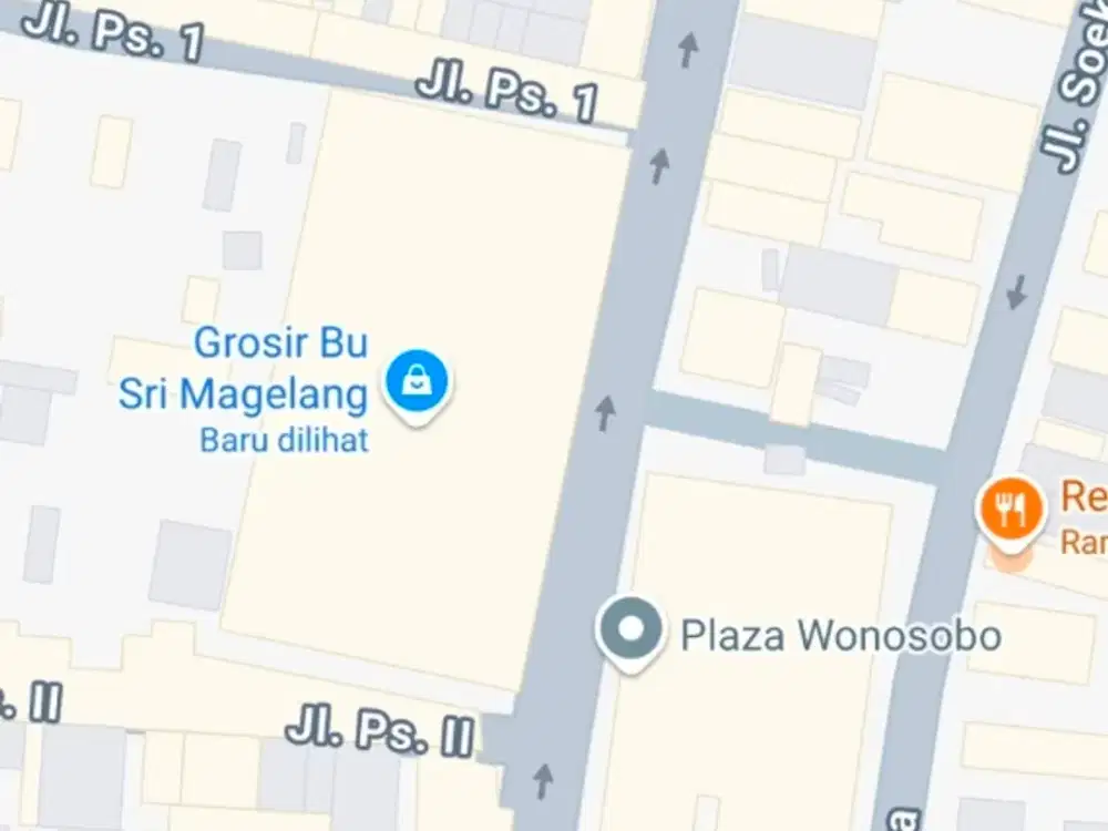 Kios dijual Pasar Induk Wonosobo