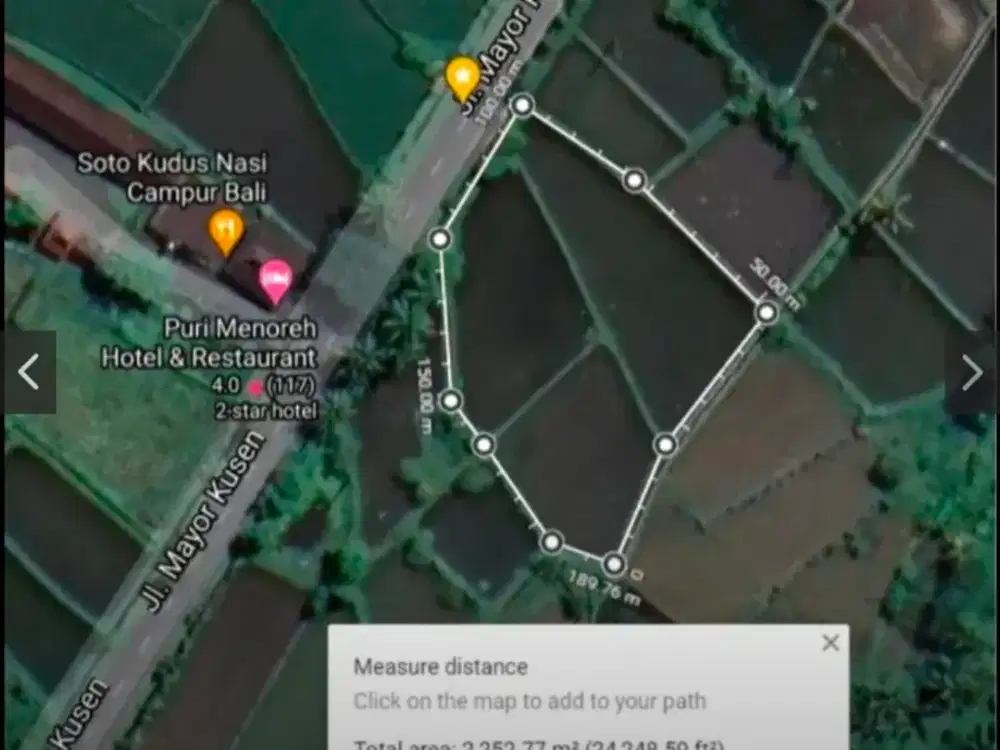 jual tanah dan bangunan dekat Kampung Ulam Magelang