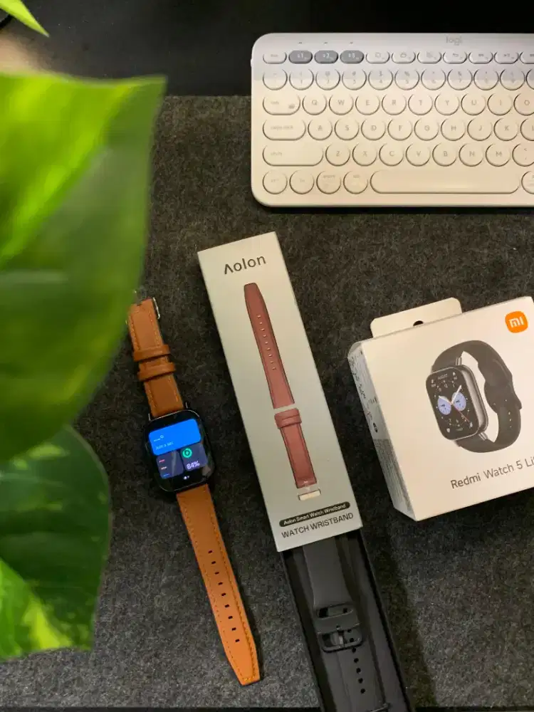 Redmi Watch 5 Lite AMOLED GPS Smartwatch Fullset Plus Bonus