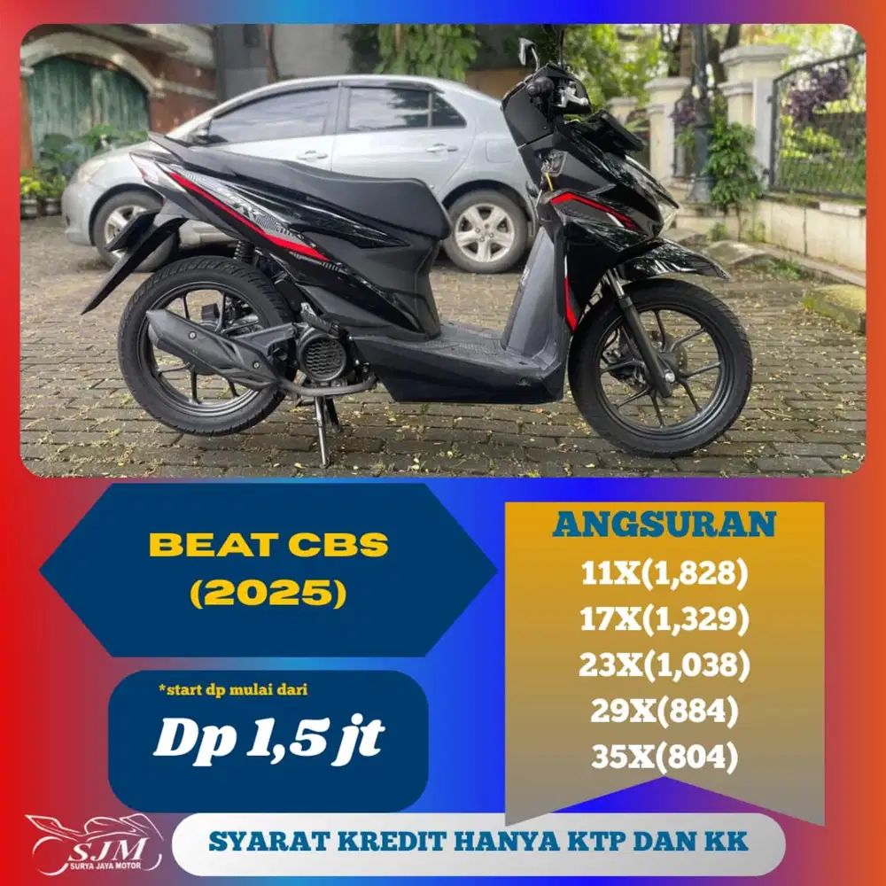 HONDA BEAT CBS 2025 SIAP PAKAI