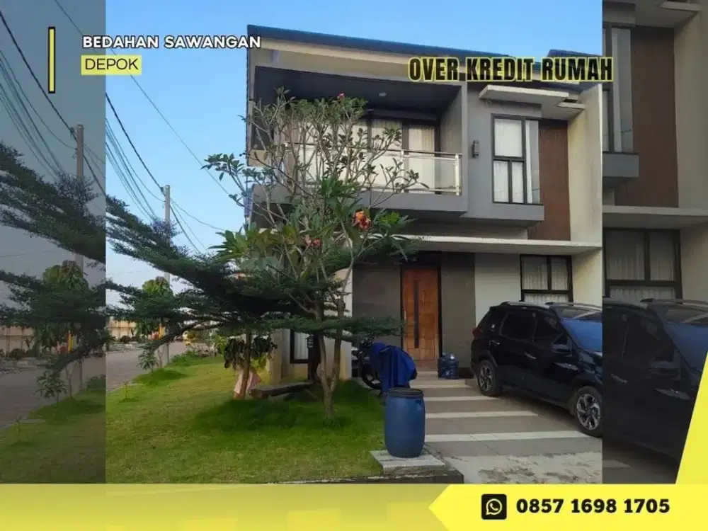 Take Over Rumah di Cluster Swarna Asri 2LT 115JT dkt Tol Sawangan Depok