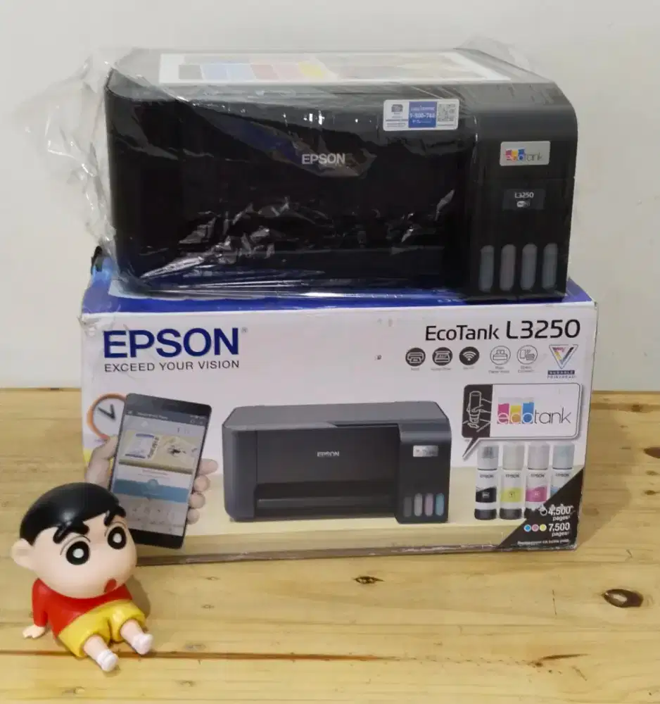 Printer Epson L3250 wifi bisa print scan copy modif pabrik siap pakai