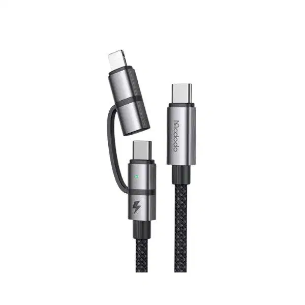 MCDODO CA-0450 Cable 2 in 1 Type-C to Type-C to Lightning USB 3.1 GEN2