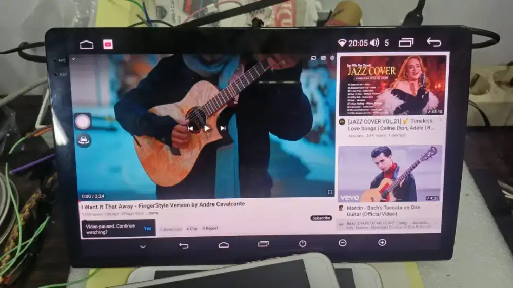 Hu android  10 in 8gb/128 gb merk dynavin