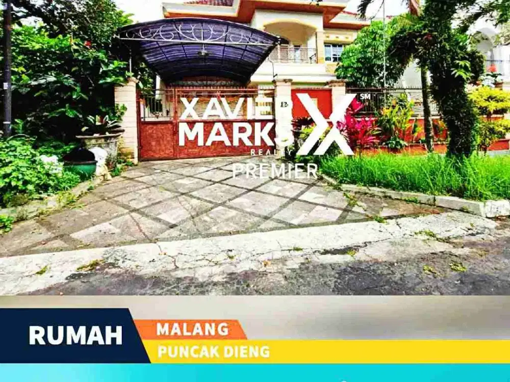 Disewakan Rumah Modern Mewah & Luas di Boulevard Puncak Dieng, Malang