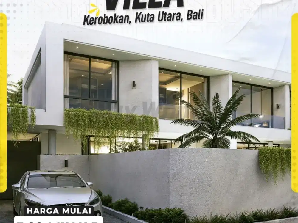 Villa modern desain mewah dan kolam renang pribadi cocok untuk investasi premium