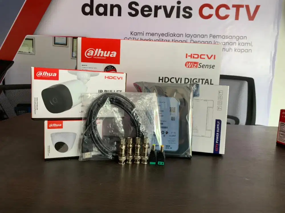 PAKET DAHUA LENGKAP SIAP PASANG
