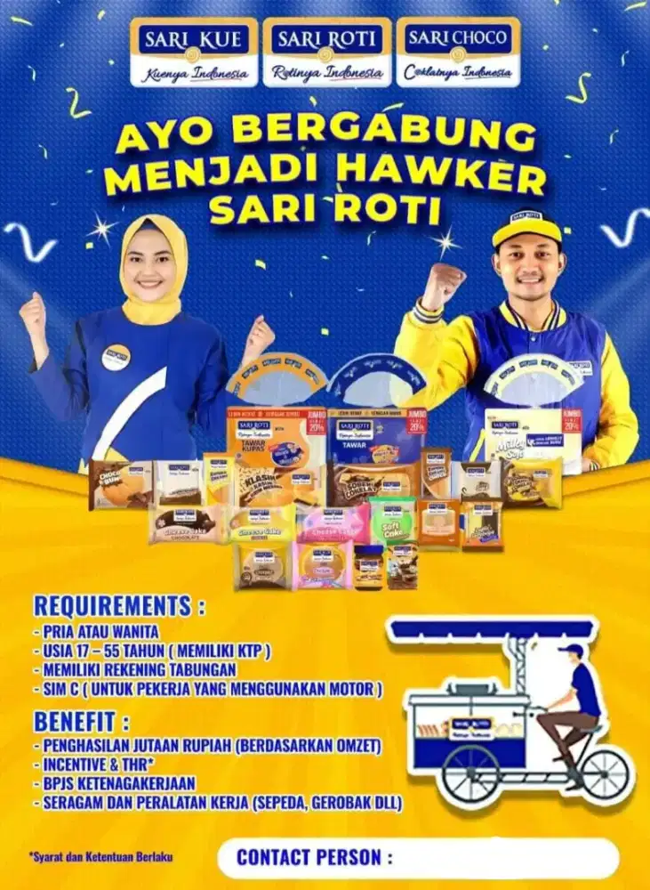 LOWONGAN KERJA MITRA SARI ROTI